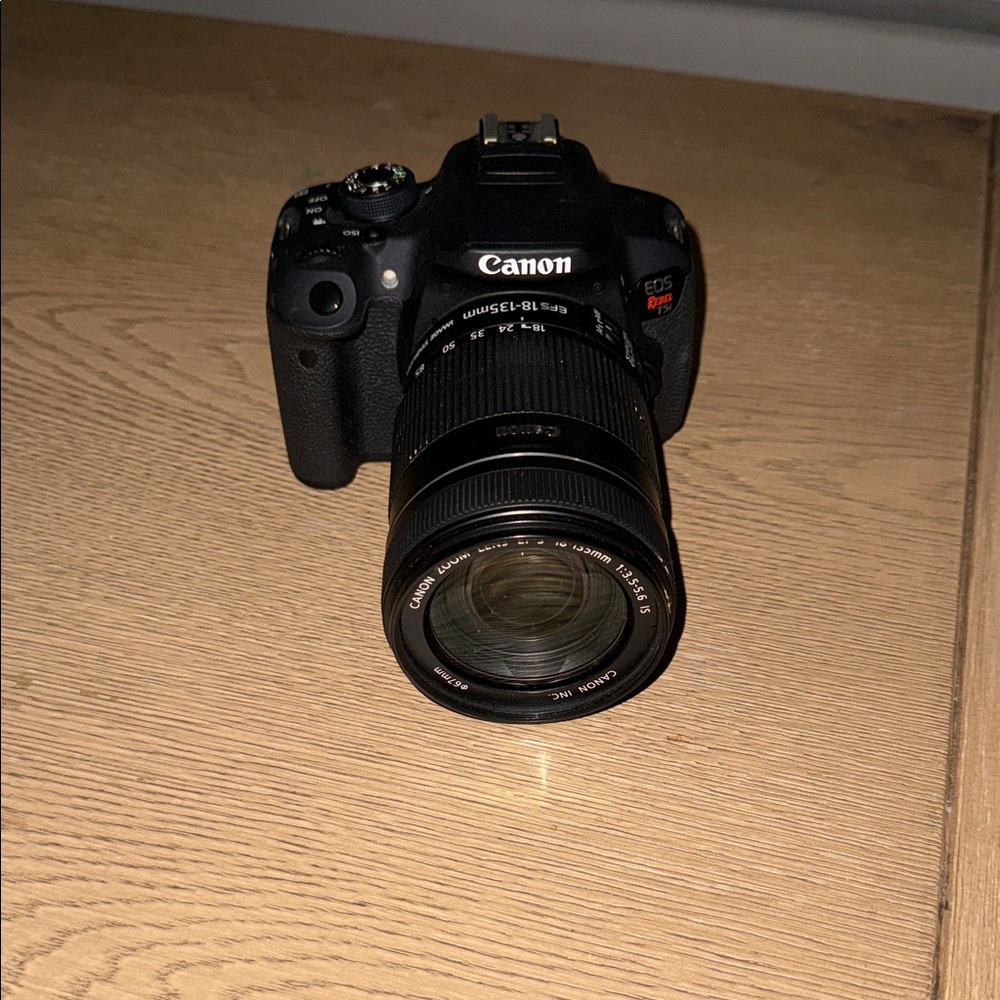 Canon Black EOS DSLR Camera